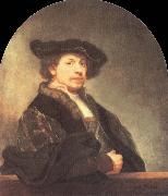 REMBRANDT Harmenszoon van Rijn Self-Portrait at the Age of Thrity-Four Spain oil painting artist